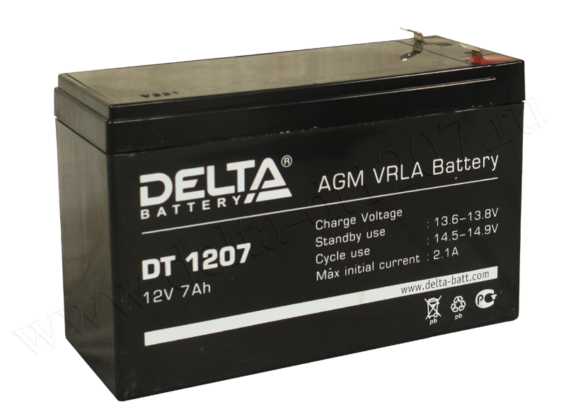 Аккумулятор DELTA DT 1207